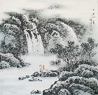 山水画5-泰山晓雾